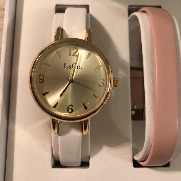L & Co | Accessories | Today Only Nib L Co Watch Necklace Set | Poshmark